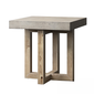 Concrete Wood Teatable table