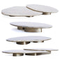 Marble Oval Teatable table