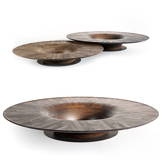 Round Wooden Teatable table