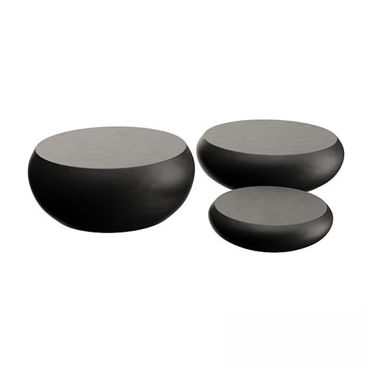 Round Black Teatable table