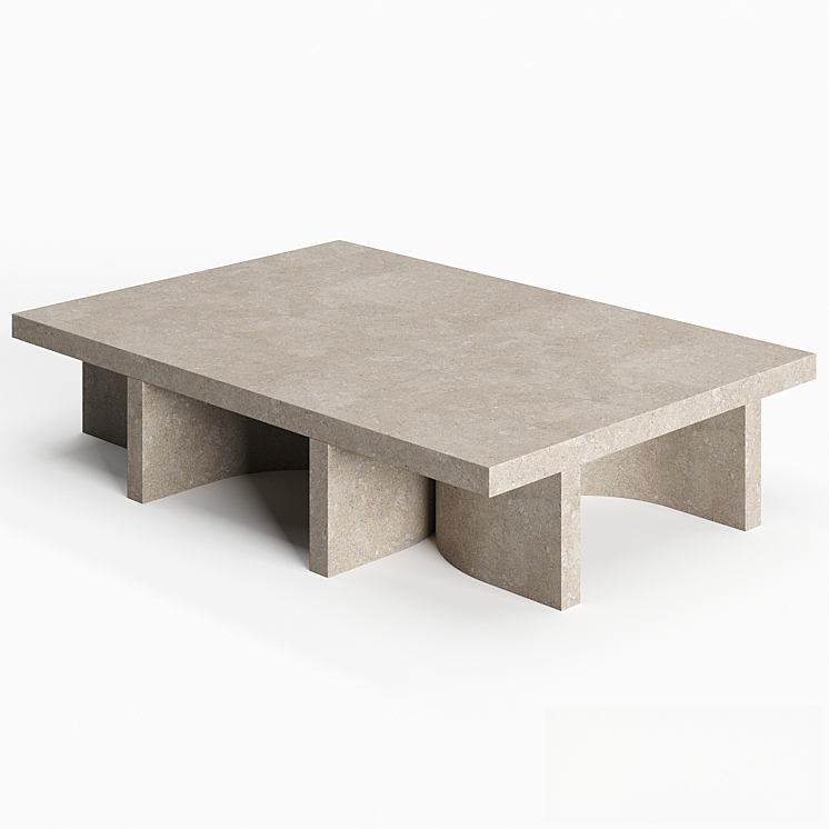 Concrete Minimalist Teatable table