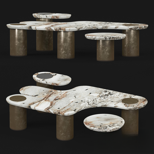 Marble Irregular Teatable