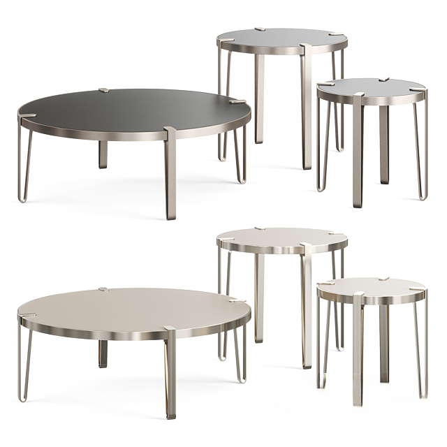 Round Metal Teatable table