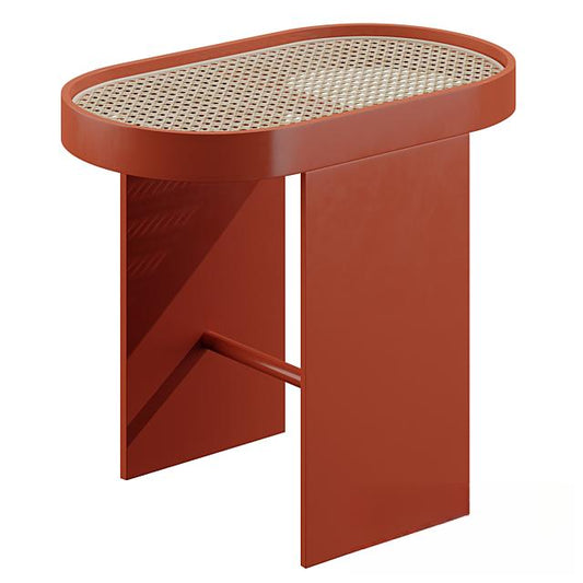 Oval Brown Teatable table