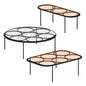 geometric modern teatable table