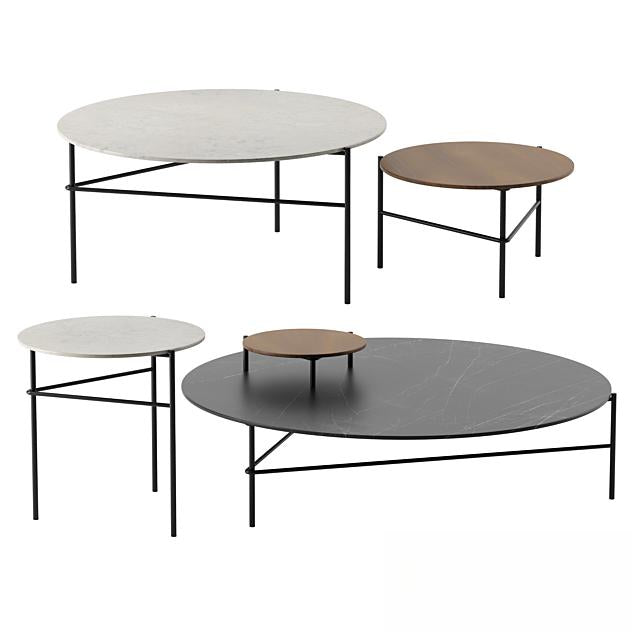 Round Metal Teatable table
