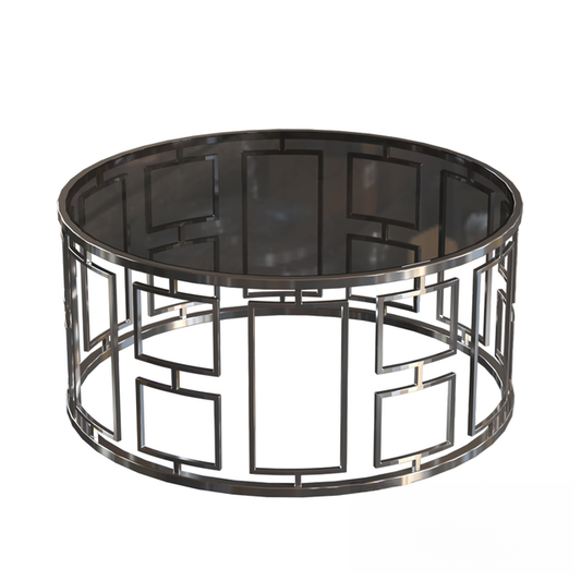 Geometric Round Teatable