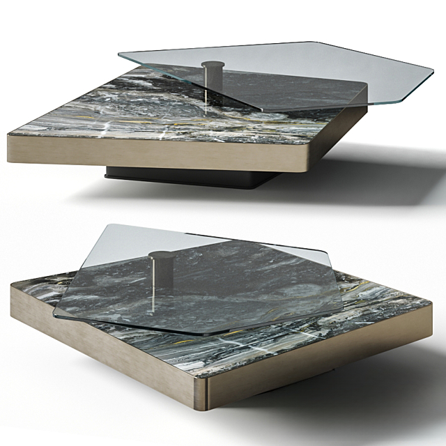 Marble Geometric Teatable table