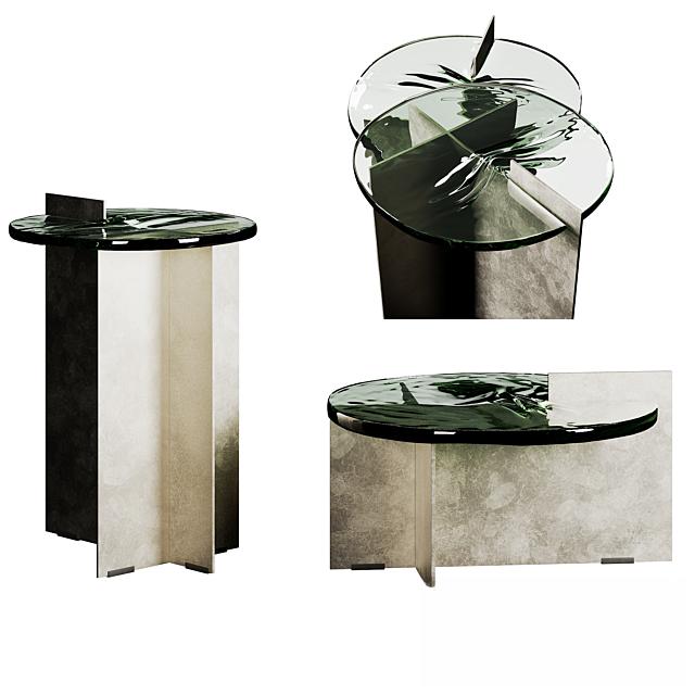 Modern Glass Teatable table