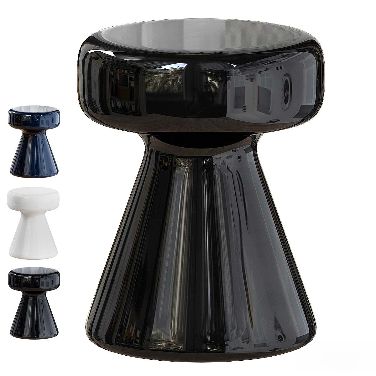 Black Glossy Teatable table