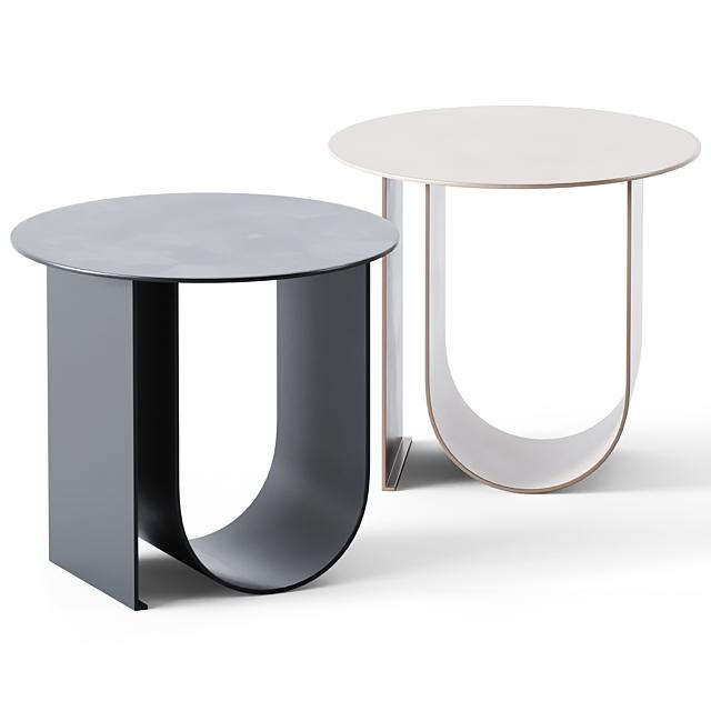U-shaped modern teatable table