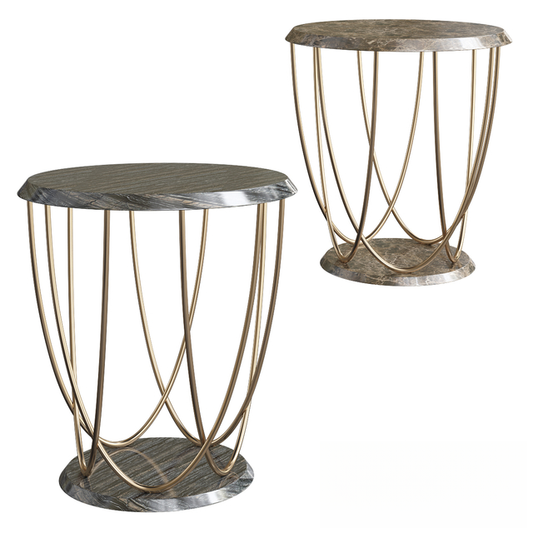 Modern Metal Teatable