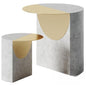 Concrete Metal Teatable table