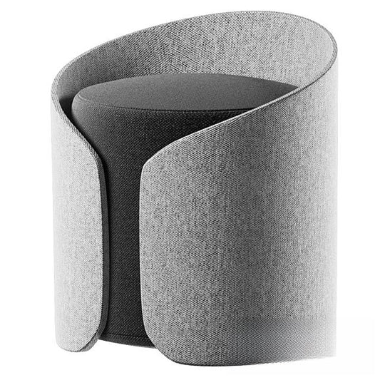 curved grey modern table