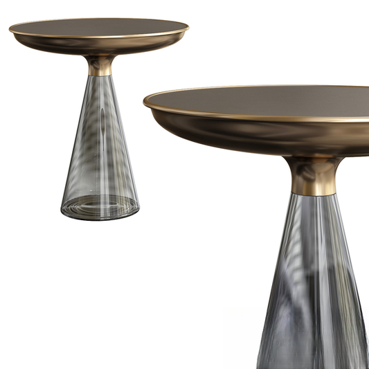 Round teatable modern