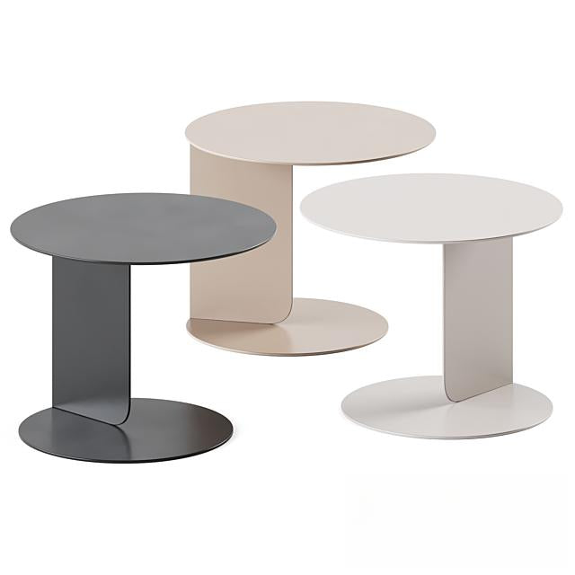 Round modern teatable table