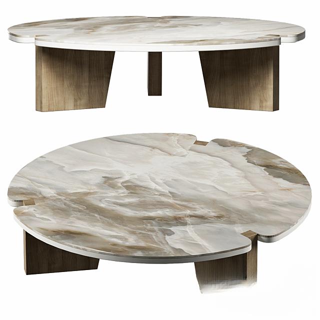 Marble Round Teatable table