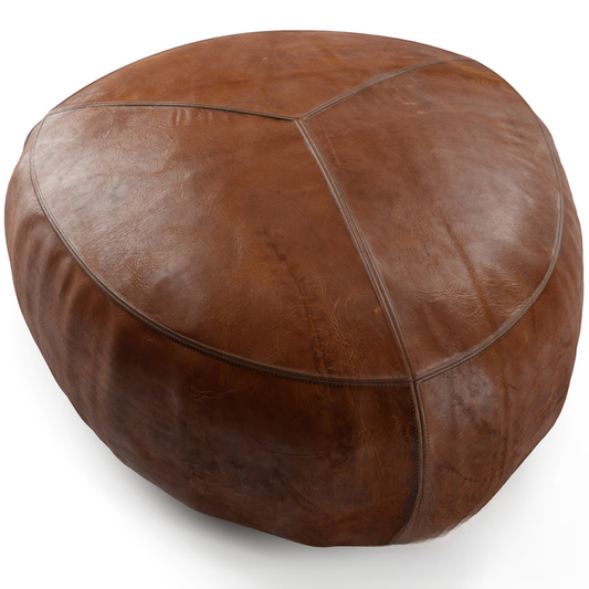 Round Leather table