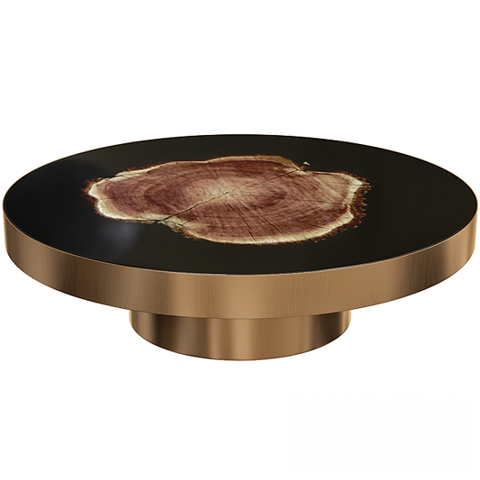 RoundTeatableMarble table