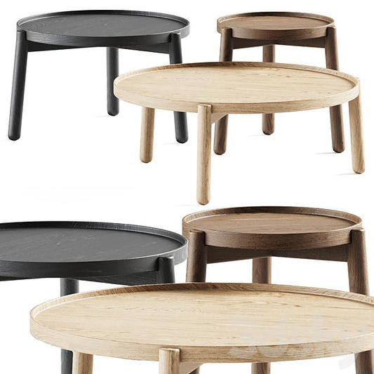 Round Wooden Teatable table