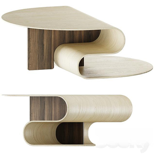 Curved Modern Teatable table