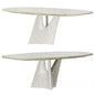 Marble Oval Teatable table