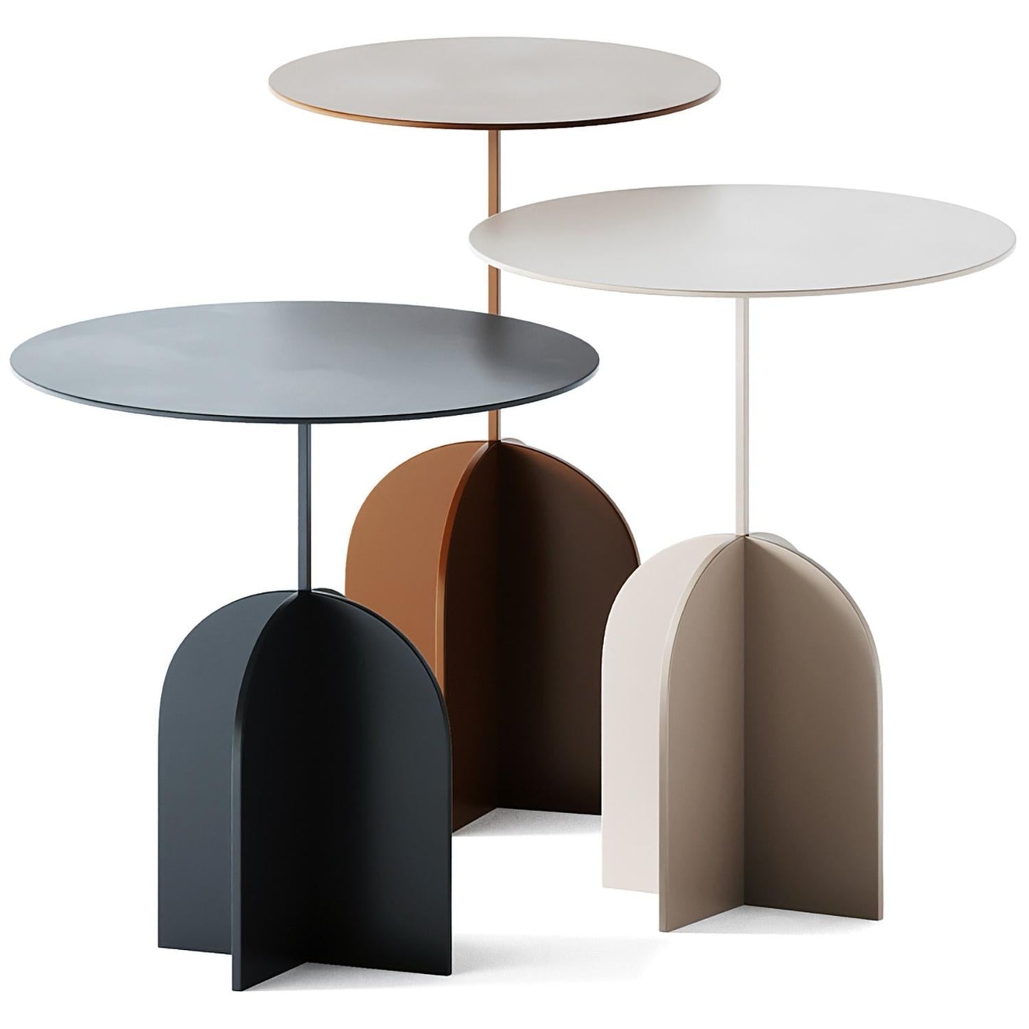 Geometric Round Teatable table