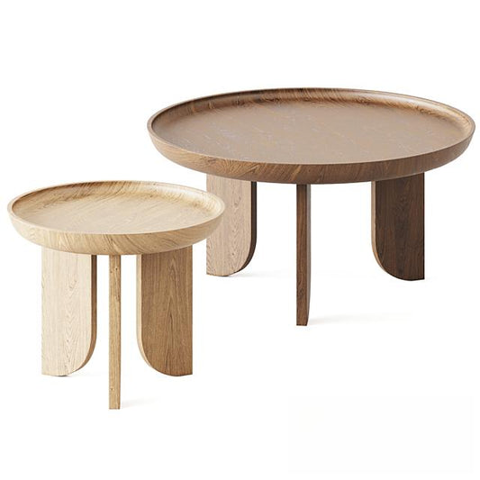 Round Teatable Wood table