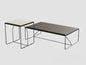 Black metal teatable table