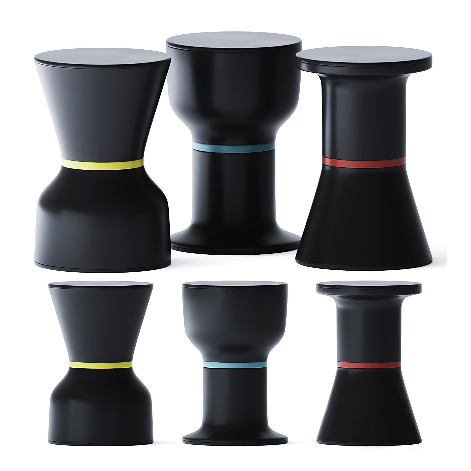 Colorful Black Teatable table