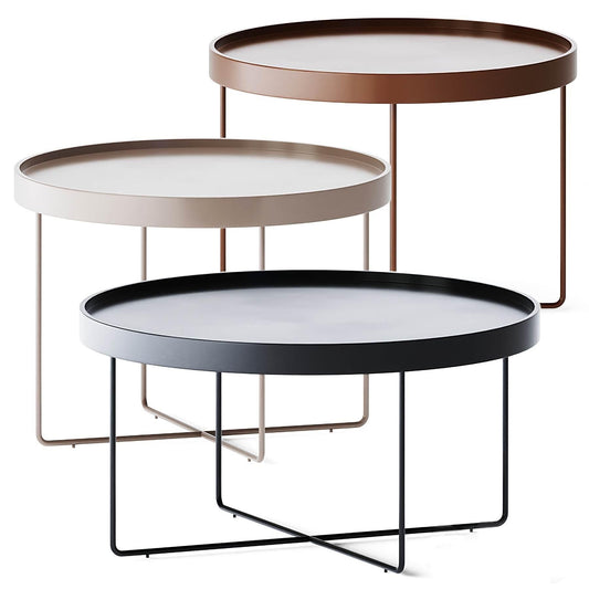 Round Metal Teatable table
