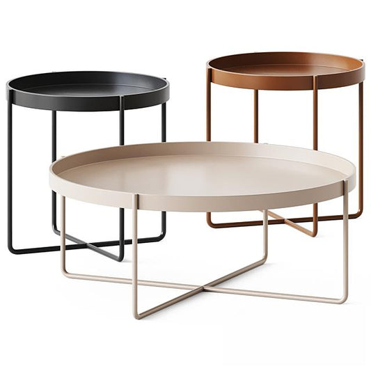 Round Metal Teatable table