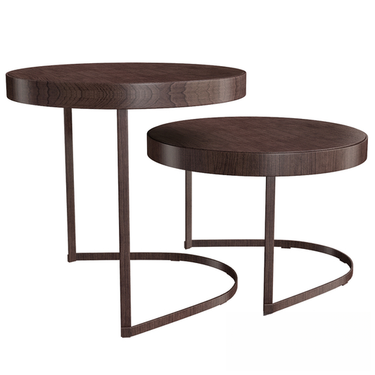 Round Wooden Teatable