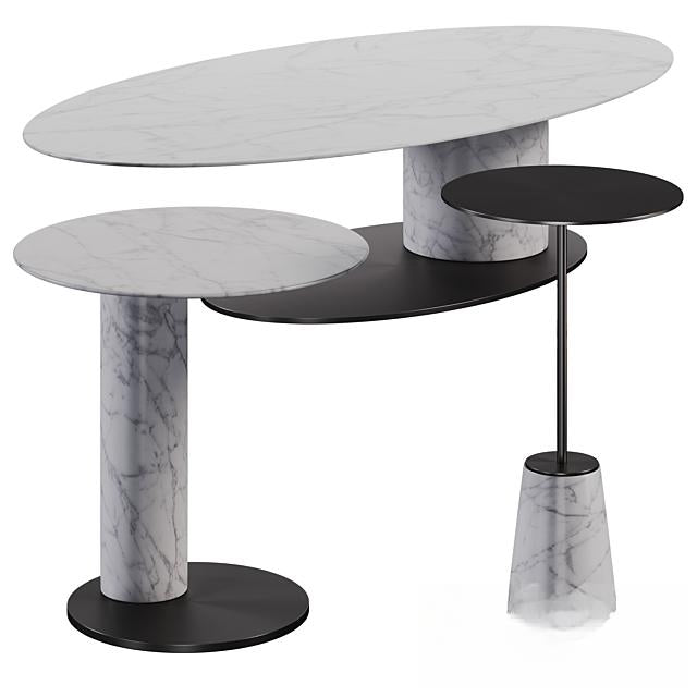 Marble Oval Modern table