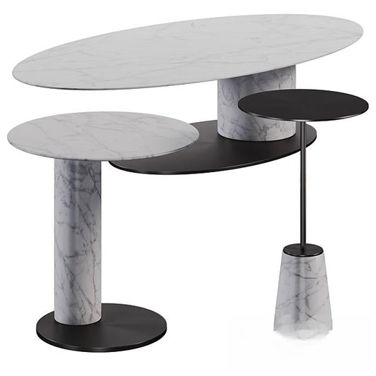 Marble Oval Modern table