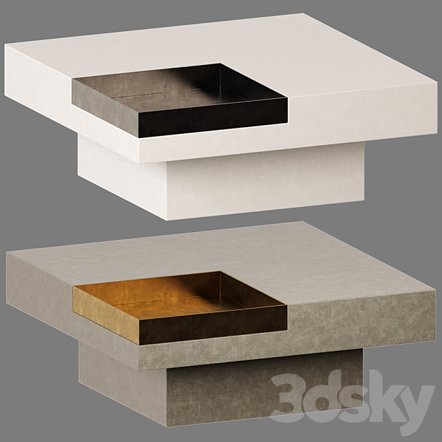 Modern geometric teatable table