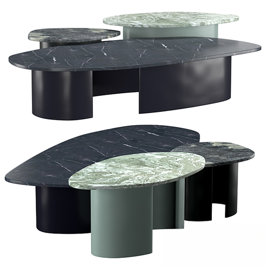 Marble Geometric Teatable table