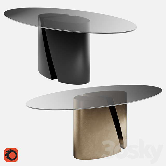 Modern Oval Teatable table