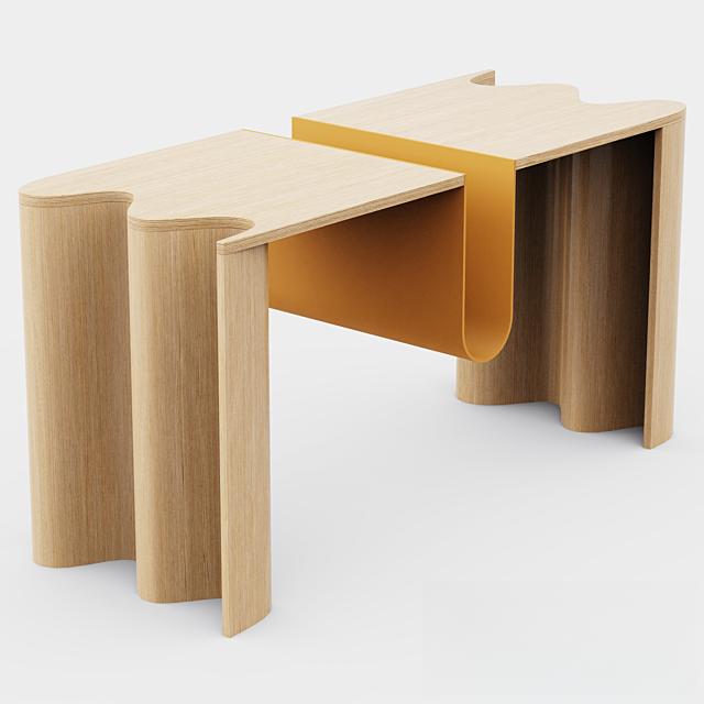 Modern Wood Teatable table