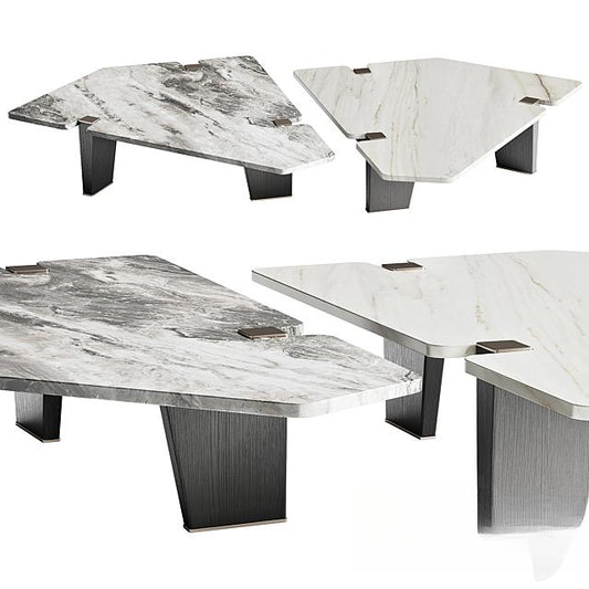 Marble Geometric Teatable table