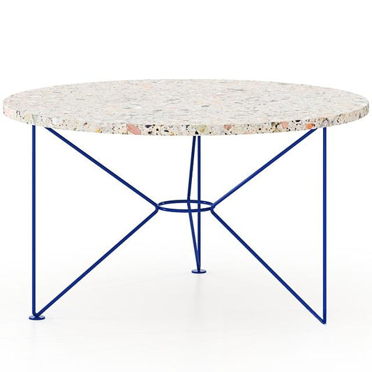 terrazzo round teatable table
