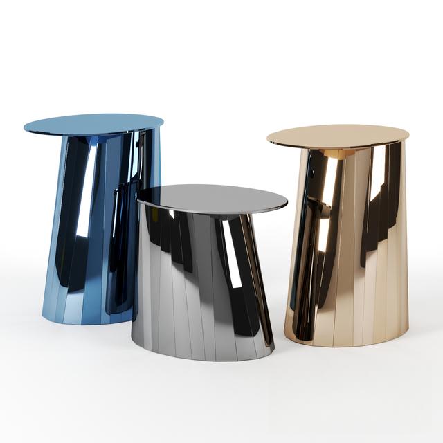 Modern Metallic Teatable table