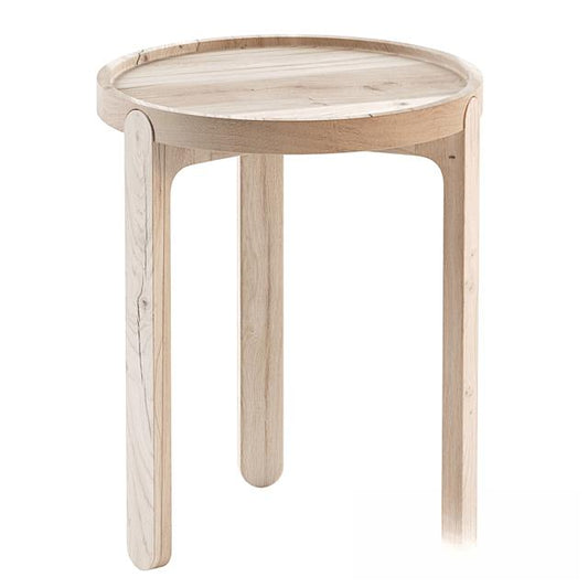 Round Wood Teatable table