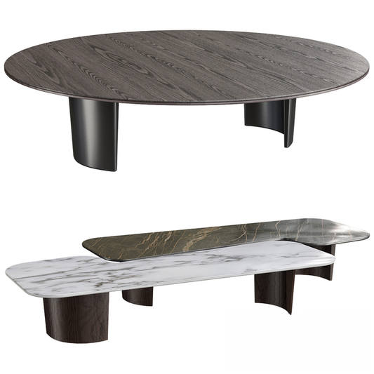 Modern Oval Teatable
