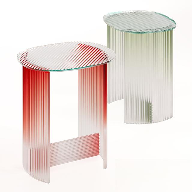 Gradient Striped Teatable table
