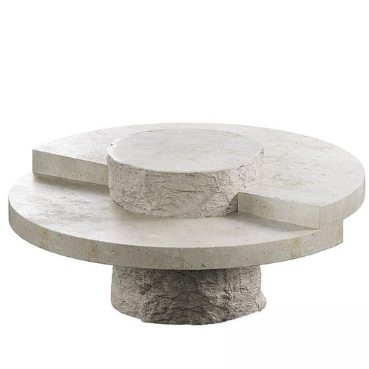 Round Stone Teatable table