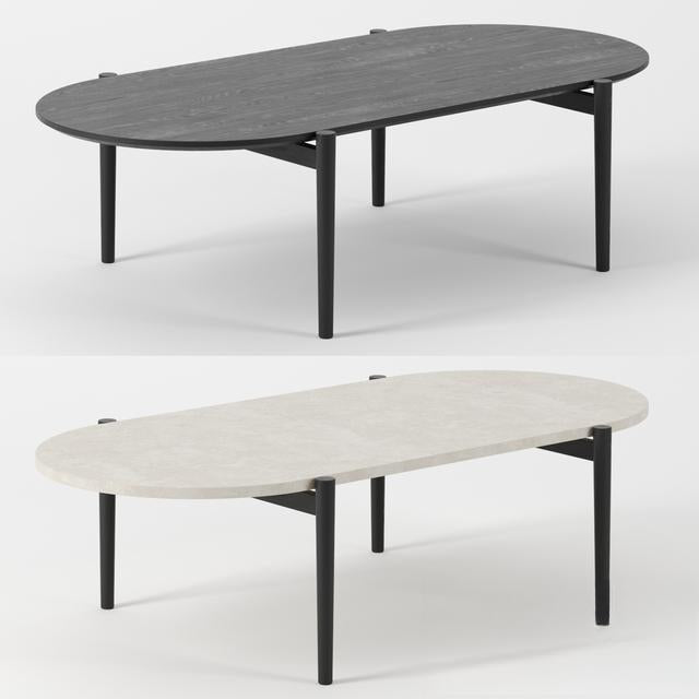 Oval Teatable Modern table