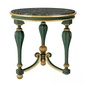 Green Gold Baroque table