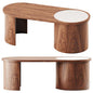 Wooden Oval Teatable table