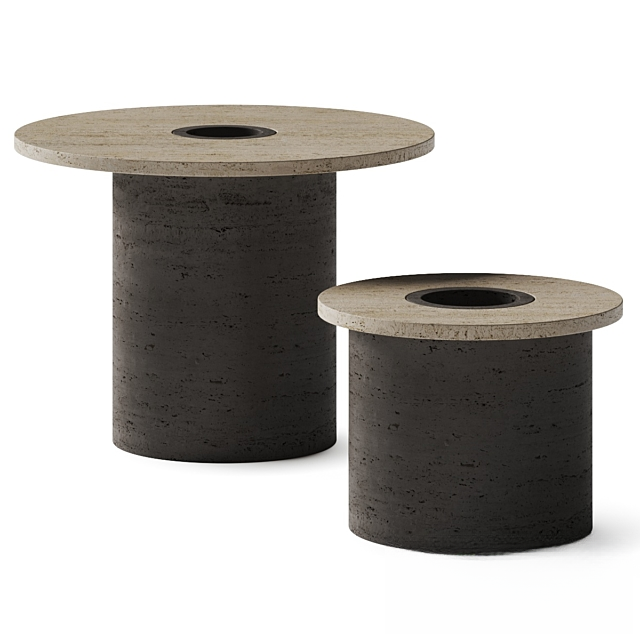 Round Concrete Teatable table